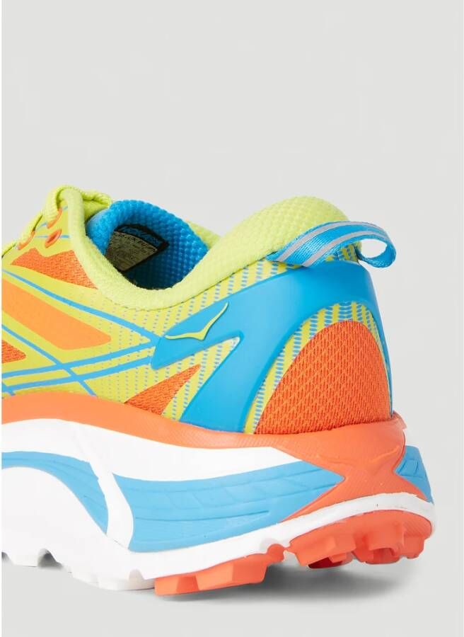 Hoka One Ademende Mesh-Strik Wandelschoenen Geel Heren