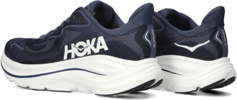 Hoka One Blauwe Textiel Sneakers Clifton 10