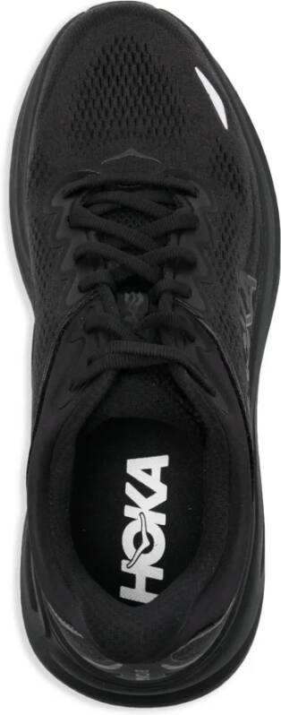 Hoka One Bondi 9 Hardloopschoenen in Zwart