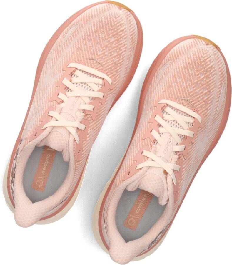 Hoka One Dames Sneakers Clifton 9 Roze Pink Dames