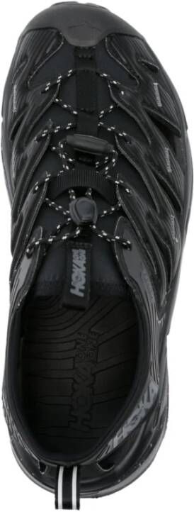 Hoka One Flat Sandals Black Dames