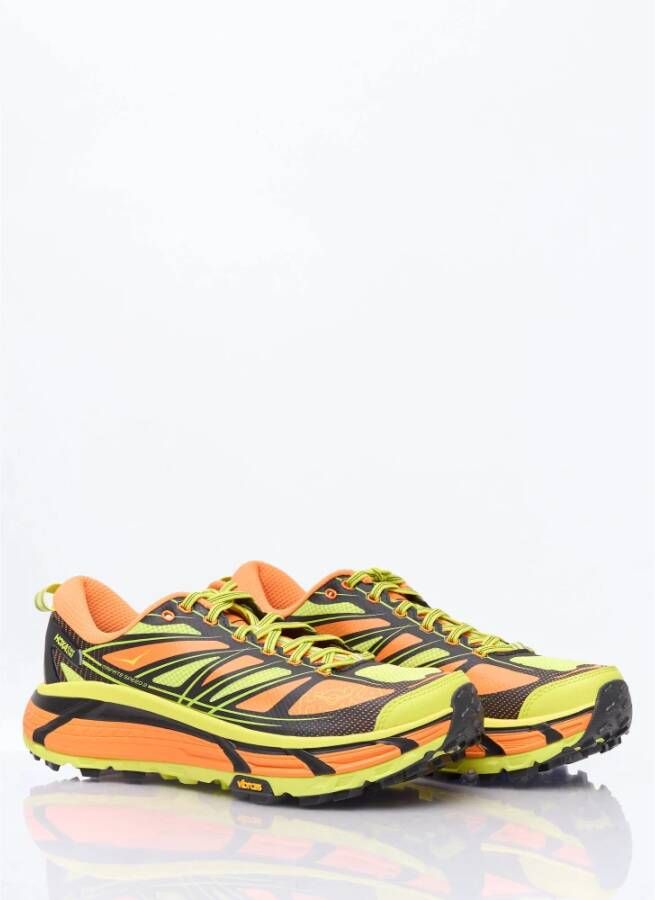 Hoka One Gedempte Sneakers met Vibram Zool Orange Heren