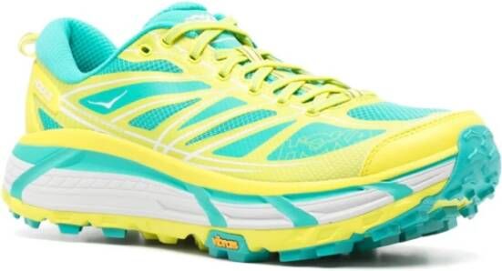 Hoka One Citroengele Sneakers Mesh Design Multicolor Heren