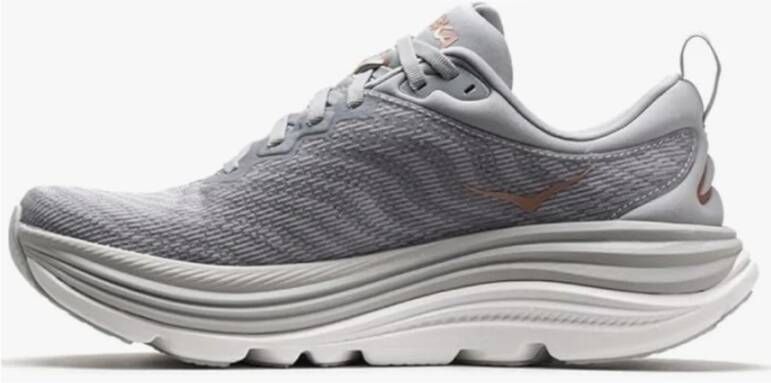 Hoka One Grijze Hardloopschoenen Gaviota 5 Gray Dames