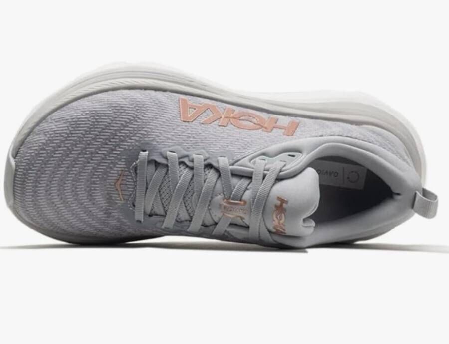 Hoka One Grijze Hardloopschoenen Gaviota 5 Gray Dames