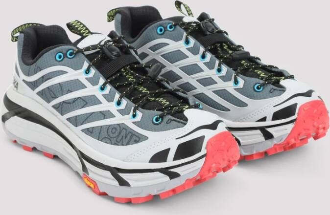Hoka One Grijze Sneakers voor Actieve Levensstijl