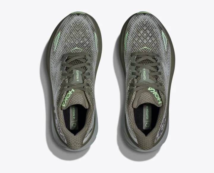 Hoka One Heren Clifton 9 Hardloopschoen Grijs Heren