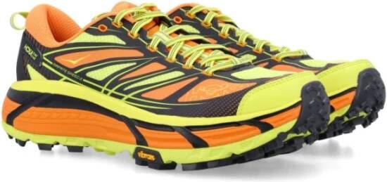 Hoka One Kleurrijke Mesh Sneakers met Dikke Zool Multicolor Heren