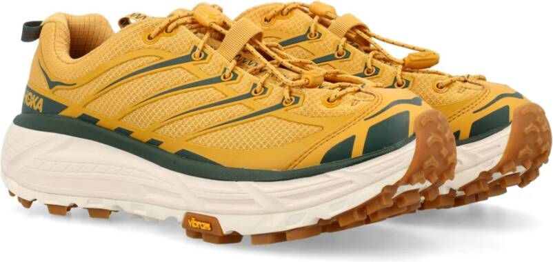 Hoka One Mafate Three2 Trail Hardloopschoenen Yellow Heren