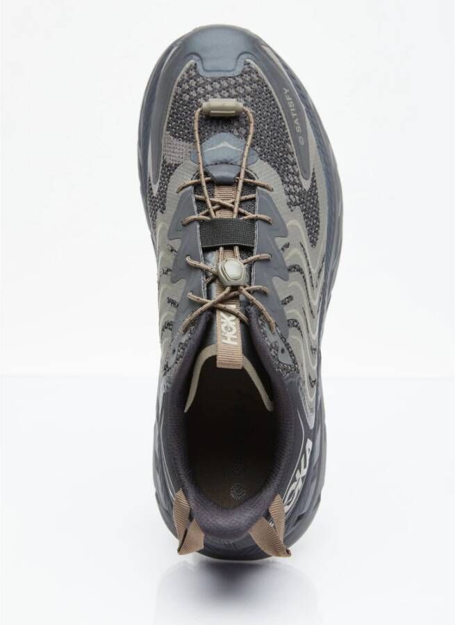 Hoka One Mesh Hardloopschoenen met Rubberen Panelen