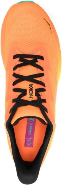Hoka One Gebreide Panel Sneakers met Merkdetails Multicolor Heren