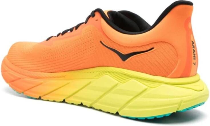 Hoka One Gebreide Panel Sneakers met Merkdetails Multicolor Heren
