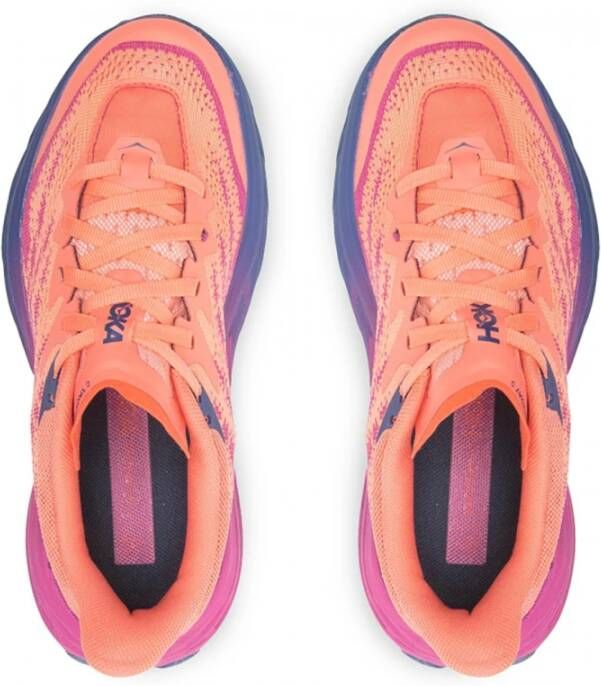Hoka One Oranje Trail Sneakers met Vibram Megagrip