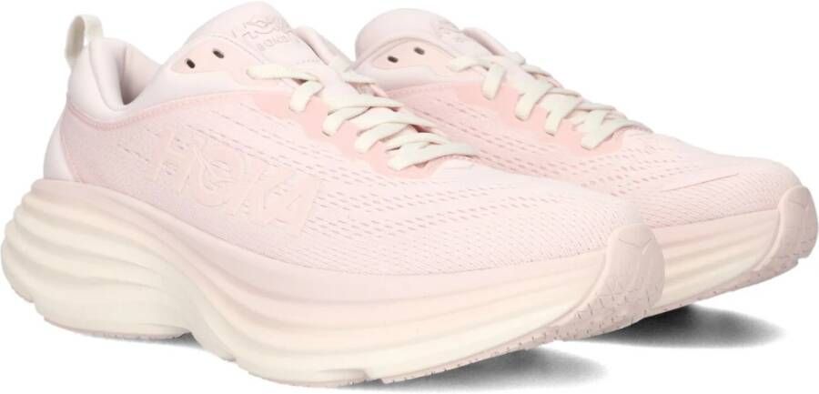 Hoka One Witte Mesh Bondi Dames Sneakers White Dames