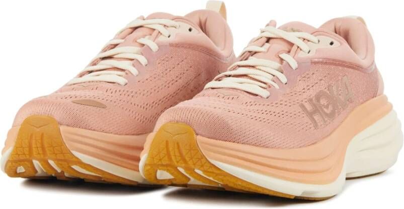 Hoka One Roze Sneakers Pink Dames