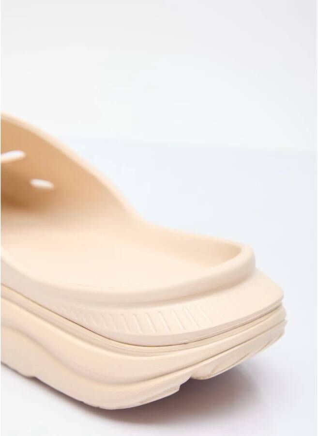 Hoka One Sliders Beige Unisex