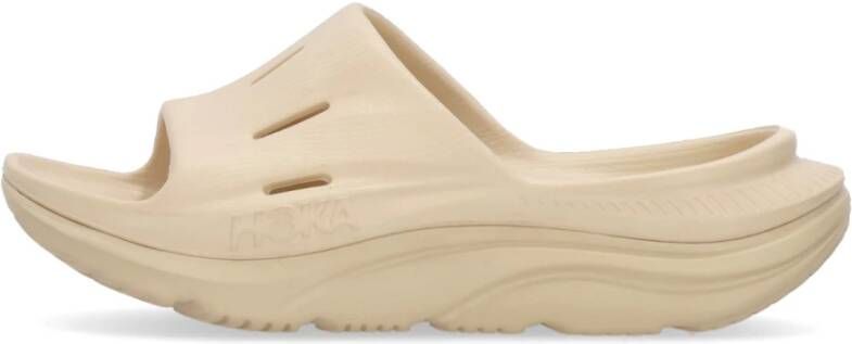 Hoka One Slippers Beige Heren