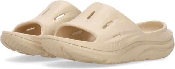 Hoka One Slippers Beige Heren