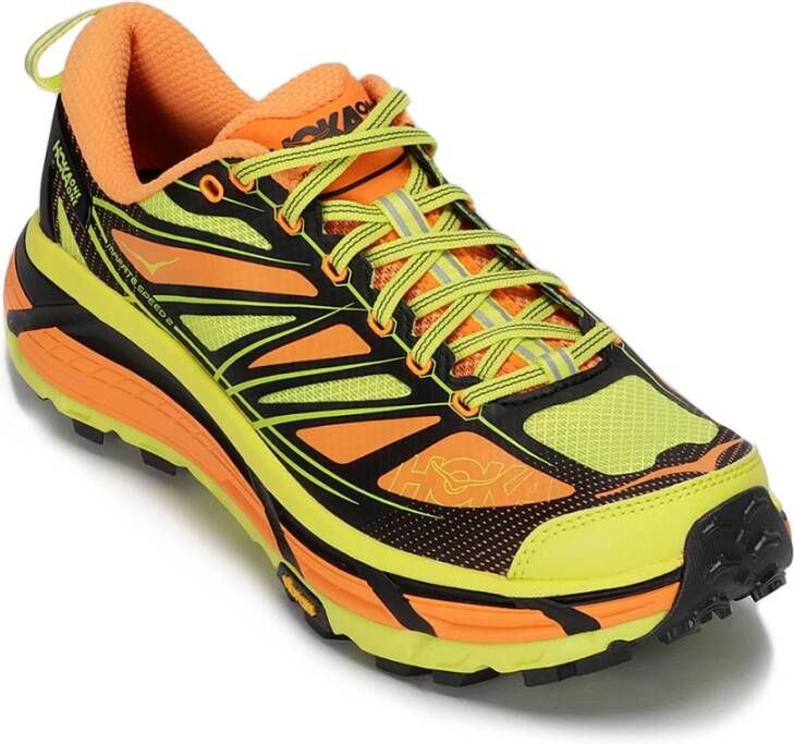 Hoka One Sneaker met Vibram zool en logo Multicolor Heren
