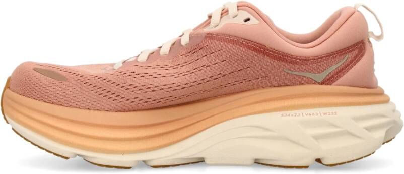 Hoka One Sneakers Pink Dames