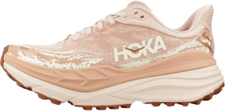 Hoka One Stijlvolle Sneakers Pink Dames