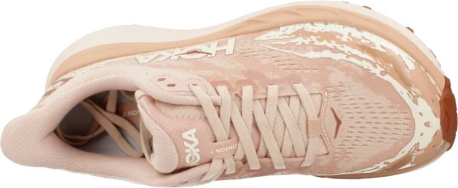 Hoka One Stijlvolle Sneakers Pink Dames