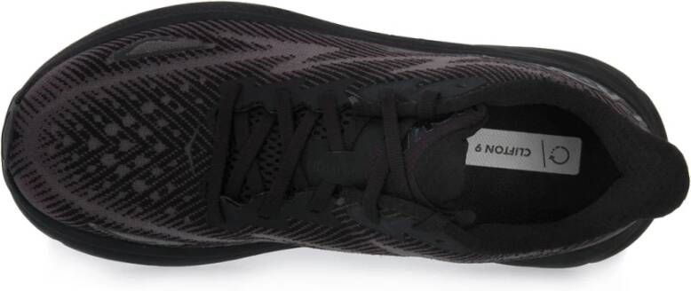 HOKA 's Clifton 9 Hardloopschoenen Regular zwart grijs - Foto 10