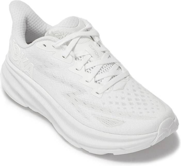 Hoka One Witte Clifton 9 Dames Sneaker White Dames