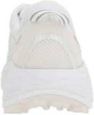 Hoka One Witte lage sneakers met grafische print en reflecterende details White Heren