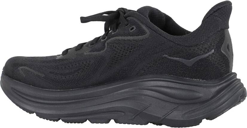 Hoka One Zwarte Clifton 10 Sneakers