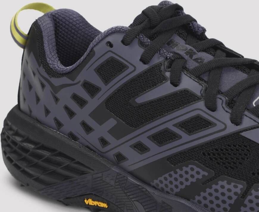 Hoka One Zwarte Inkt Textiel Sneakers
