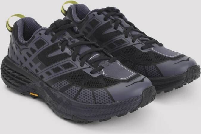 Hoka One Zwarte Sneakers Comfort Stijl