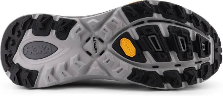 Hoka One Zwarte Sneakers met Vibram Zool