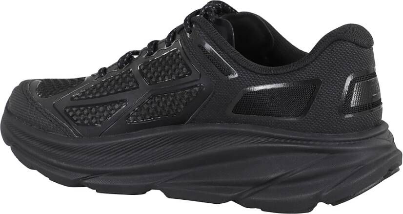 Hoka One Zwarte Stoffen Sneakers Clifton One Model