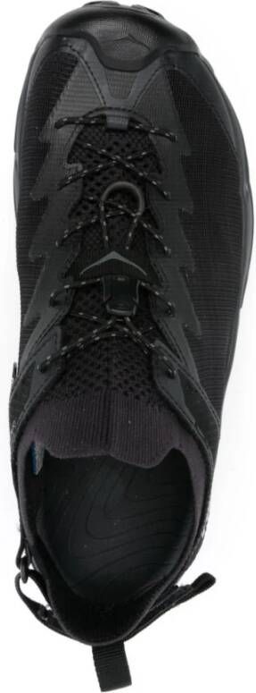 Hoka One Zwarte waterdichte sneakers met paneeldesign Black Heren