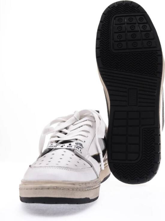 HTC Starlight Outline Lage Sneakers Wit Leer White Heren