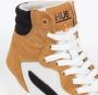 Hub Court-z High Hoge sneakers Leren Sneaker Dames Geel - Thumbnail 8