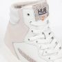 Hub Court-z High Hoge sneakers Leren Sneaker Dames Wit - Thumbnail 10