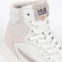 Hub Court-z High Hoge sneakers Leren Sneaker Dames Wit - Thumbnail 10