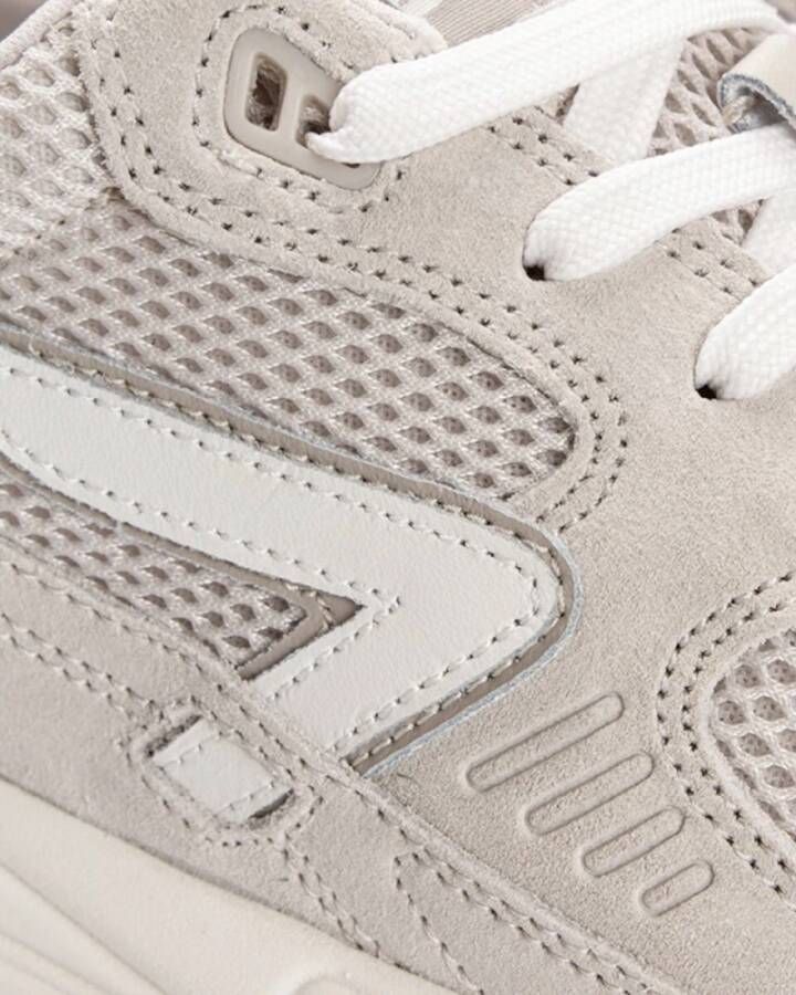 HUB Grid Suède Flat Mesh Sneakers