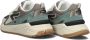 Hub Grijze Suède Lage Sneakers Grid Multicolor Dames - Thumbnail 10