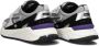 Hub Grijze Suède Lage Sneakers Grid Multicolor Dames - Thumbnail 9
