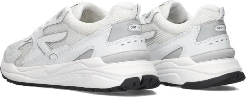 Hub Lage sneakers Grid-m stijl White Heren