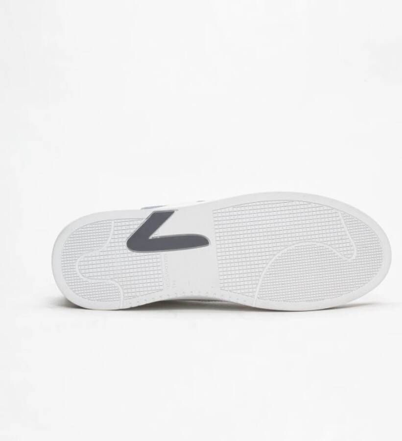 HUB White Perf Hook Sneakers