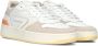 Hub Smash Lage sneakers Leren Sneaker Dames Wit - Thumbnail 4