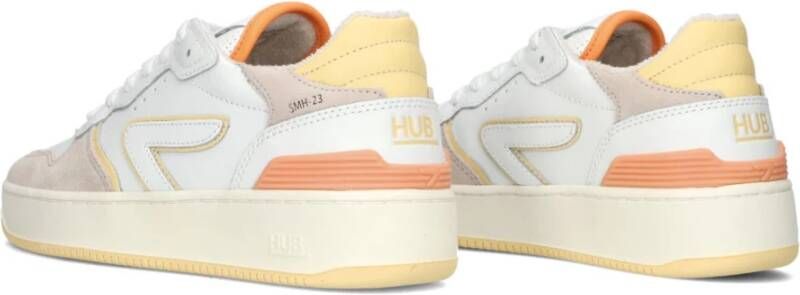 Hub Retro Stijl Witte Sneakers White Dames