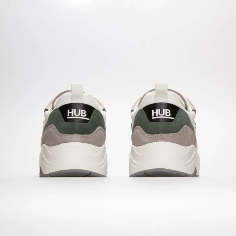 HUB Sage Green Retro Sneaker