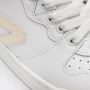 Hub Court-z High Hoge sneakers Leren Sneaker Dames Wit - Thumbnail 6