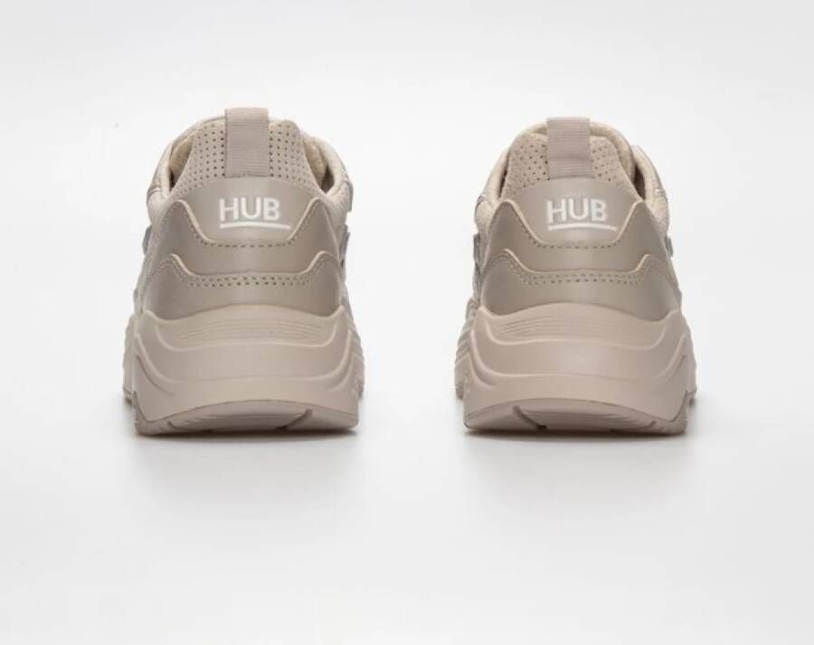 HUB Stijlvolle Bone Sneaker voor Vrouwen