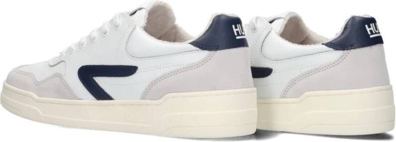 HUB Witte Lage Sneakers voor Heren